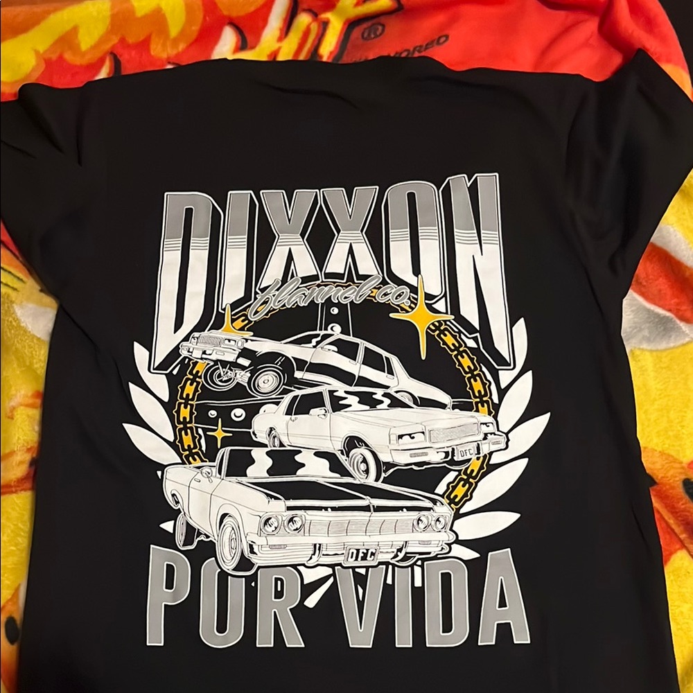 Dixxon Black Graphic Tee Por Vida men’s small brand new